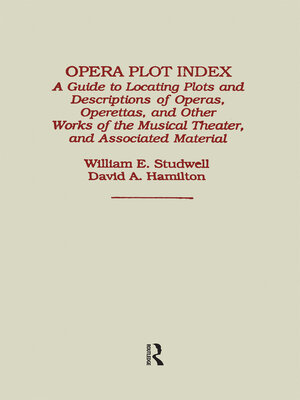 cover image of Opera Plot Index